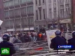 В Дублине произошли крупнейшие уличные беспорядки за десятилетие