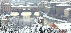 Италию заносит снегом