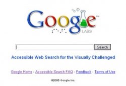 Google тестирует поисковик для людей с нарушениями зрения