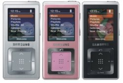 В России появился MP3-плеер Samsung Z-METAL