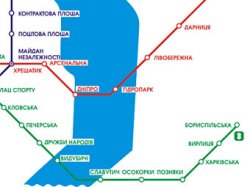 В киевском метро парализовано движение линии метро