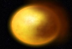 Астрономы открыли звезду, которая сама источает пыль