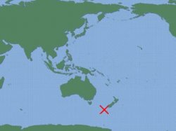 В Тихом океане произошли два землетрясения