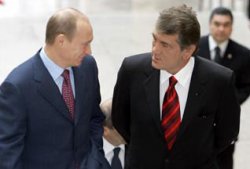 Ющенко и Путин встретятся в начале следующего года