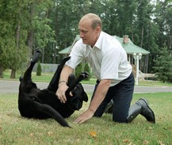 Собаку Путина подключили к ГЛОНАСС