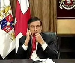 Саакашвили рассказал про галстук и бегство