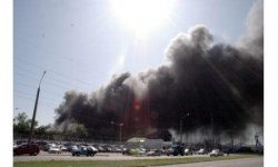 Пожар на Запорожском заводе потушен