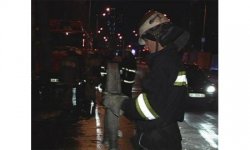 В Киеве на ходу сгорел грузовик 