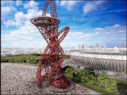 Архитектурный символ лондонской Олимпиады-2012. будет на 22 метра выше нью-йоркской статуи Свободы. 