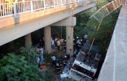 В Турции автобус с российскими туристами сорвался с обрыва: 16 погибших