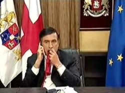 Саакашвили пообещал еще раз съесть галстук