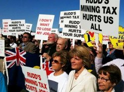 Австралийские миллиардеры устроили марш протеста