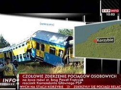 На севере Польши столкнулись два пассажирских поезда