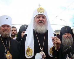 Патриарх Кирилл прибывает в Украину