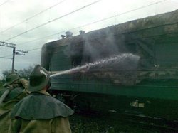 Подробности пожара в поезде Москва - Евпатория
