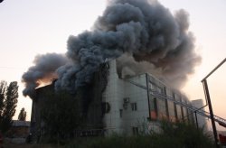 В Донецкой области сгорел ночной клуб "Шоколад". Возможен поджог