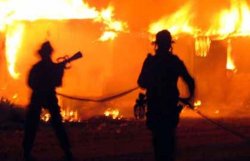 Возле Тбилиси сгорели 50 домов