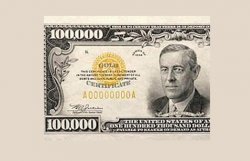 В США на ярмарке продают 100000-долларовую банкноту