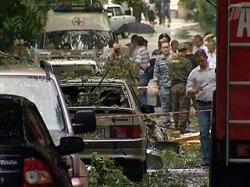Возле кафе Пятигорска взорвалась машина, много раненых