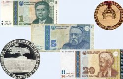 Таджикистан вводит в обращение новые денежные купюры