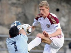 Сборная России выиграла первый отборочный матч Евро-2012