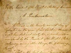 Копию документа об отмене рабства в США продадут на аукционе