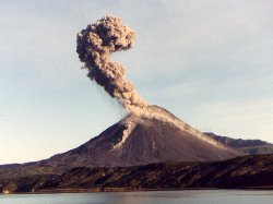 На Камчатке вулкан Шивелуч выбросил пепел на высоту 10 км