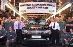 В Британии миллионный внедорожник Range Rover сошел с конвейера 