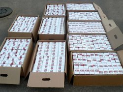На Закарпатье задержали рекордную партию контрабандных сигарет на сумму почти 4 млн грн