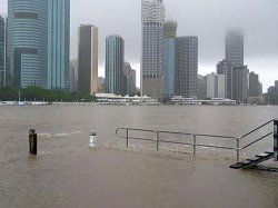 Третий по величине город Австралии опустел из-за наводнения