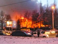 В Уфе сгорел крупный торговый центр: двое погибших, пятеро раненых