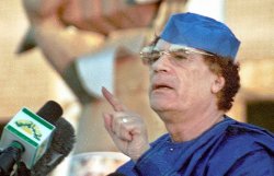 Каддафи подозревает, что Запад хочет оккупировать Ливию
