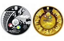 Нацбанк отчеканит 500-гривневые монеты к Евро-2012 