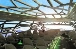 Airbus представил прозрачный самолет будущего 
