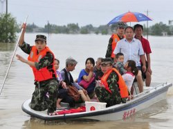 Наводнение в КНР: более 2 млн человек покинули свои дома