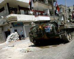 Сирийские войска взяли штурмом город Хомс