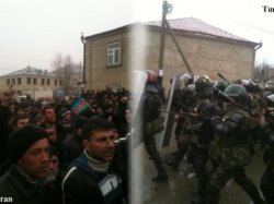На севере Азербайджана вспыхнули массовые беспорядки