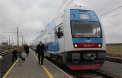 В Украину прибыл первый двухэтажный чешский электропоезд