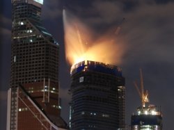 Пожар на башне "Федерация" в центре Москвы ликвидирован