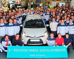Французы начали собирать гибридные Toyota Yaris