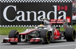 Хэмилтон быстрее всех на тренировках в Канаде