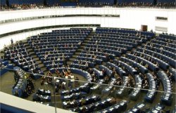 Члены партии регионов устроили демонстративный демарш в Европарламенте