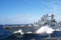 Россия направила в Сирию корабль с десантниками