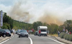 Из-за лесных пожаров на Адриатическом побережье Хорватии складывается критическая ситуация