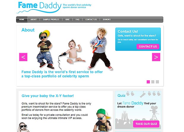 Британский интернет-ресурс Fame Daddy (Знаменитый отец) объявил об