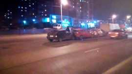 Машины столкнулись на улице Труда