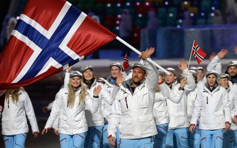 Сборная Норвегии стала первой в медальном зачете на Олимпиаде в Корее