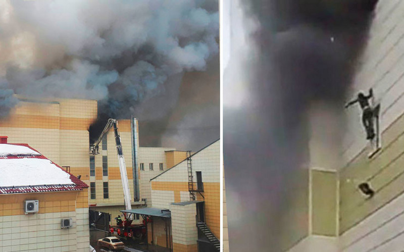 При пожаре в кемеровском торговом центре погибли дети