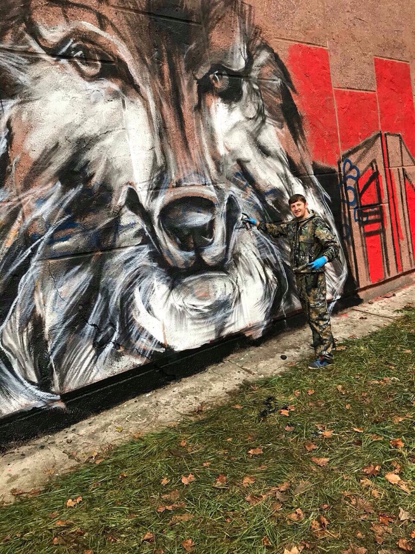 Динамовский волк появился на манеже в Фокинском районе Брянска