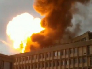 Взрывы в Лионском университете вызвали баллоны с газом